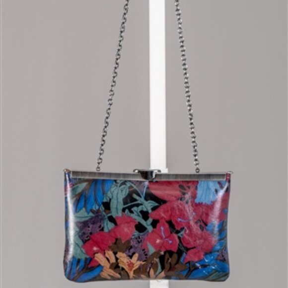 Patricia Nash Leather Asher Frame Clutch - Picture 2 of 6